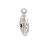 Celtic Fleur de Lis Compass Gemstone Pendant MPD075 - Pendants